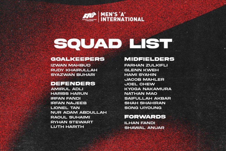 Sports: Gavin Lee names 24-man squad for centralised training camp ...